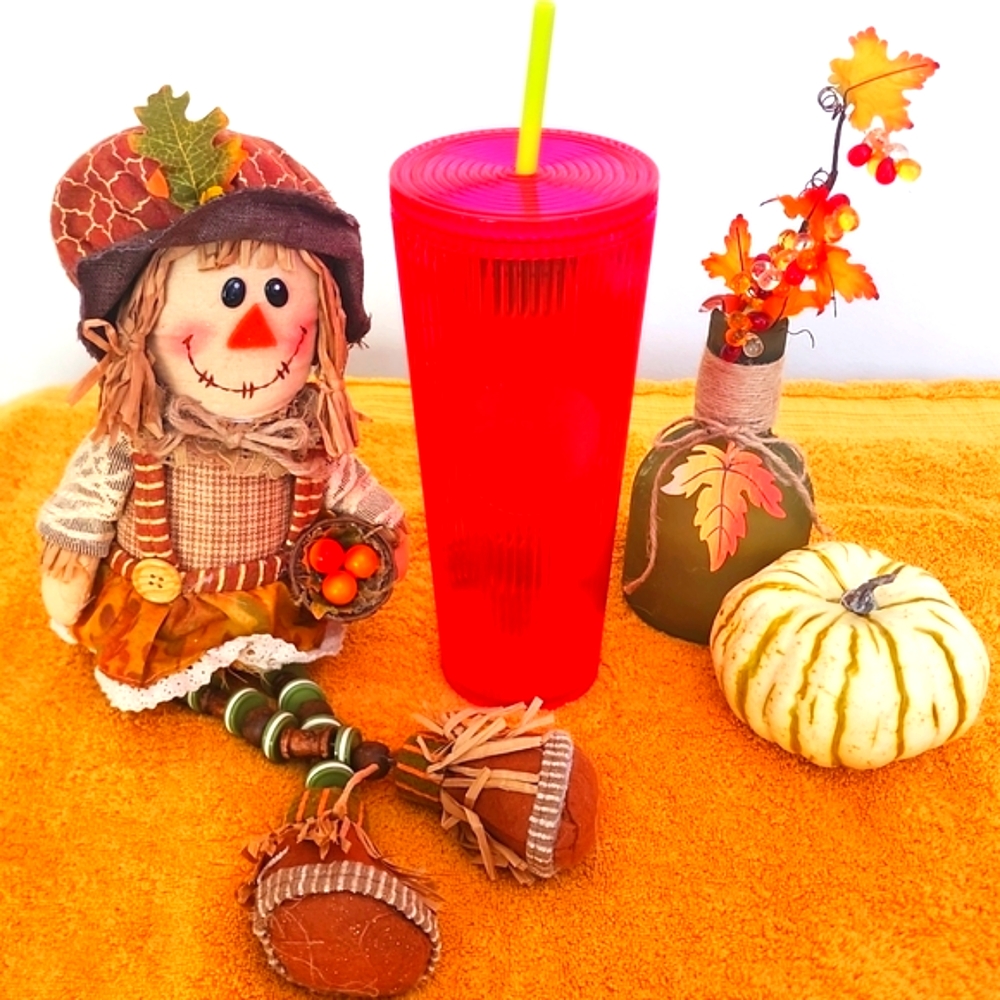 Fushia Starbucks Tumbler